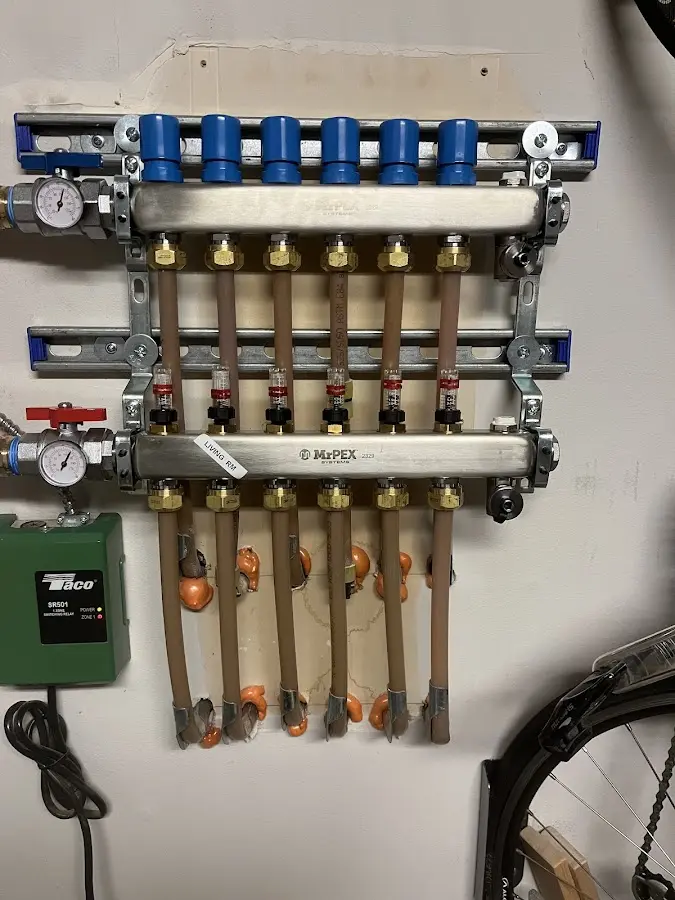 Plumber performing Leak Detection at a residential property in Huntsville